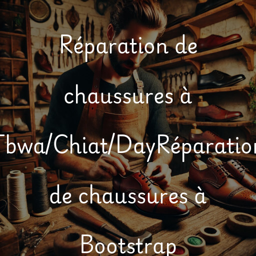 Réparation de chaussures à