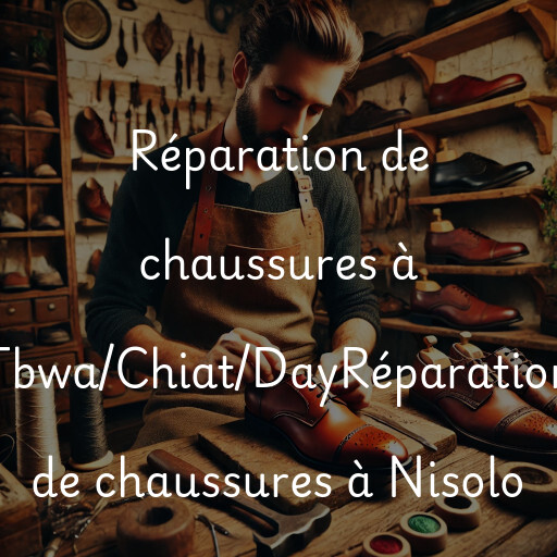 Réparation de chaussures à