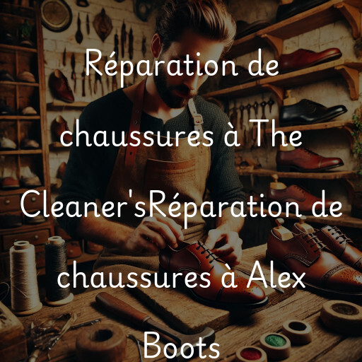 Réparation de chaussures à