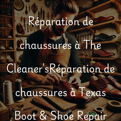 Réparation de chaussures à