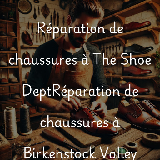 Réparation de chaussures à