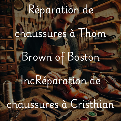 Réparation de chaussures à