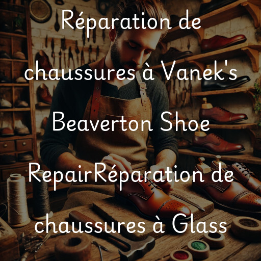 Réparation de chaussures à