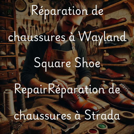 Réparation de chaussures à