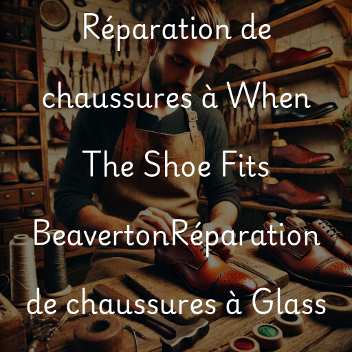 Réparation de chaussures à