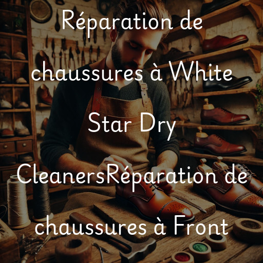 Réparation de chaussures à