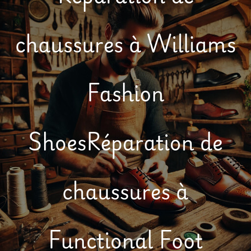 Réparation de chaussures à