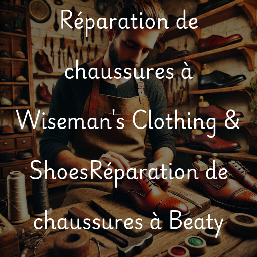 Réparation de chaussures à