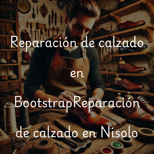 Reparación de calzado en