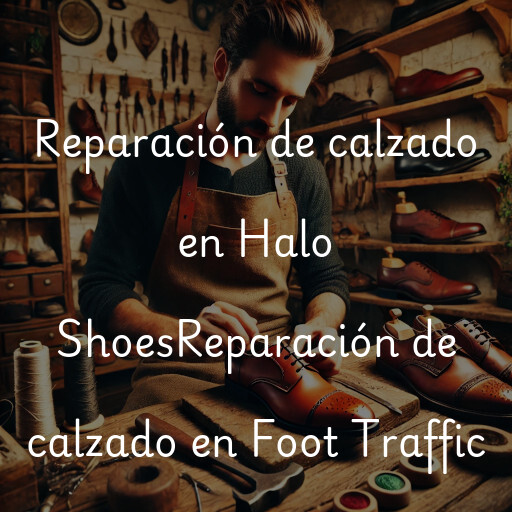 Reparación de calzado en