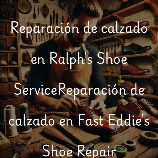 Reparación de calzado en