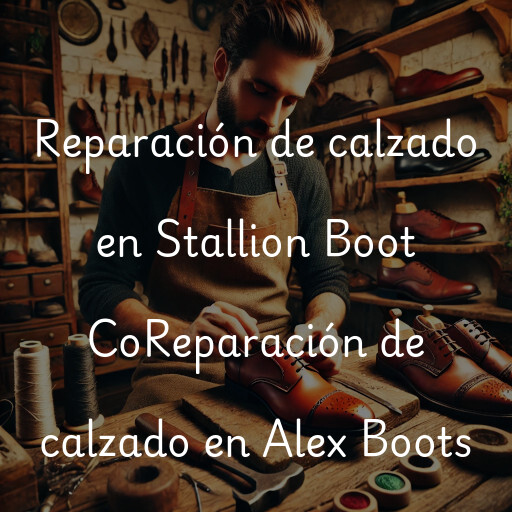 Reparación de calzado en