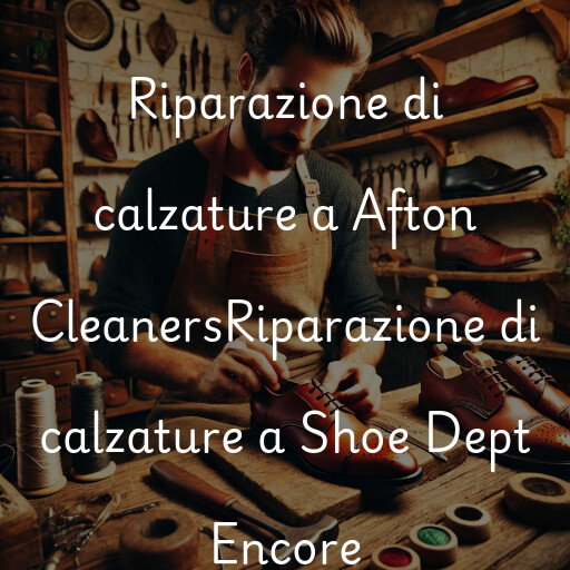 Riparazione di calzature a