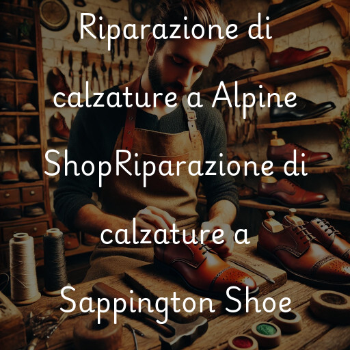 Riparazione di calzature a