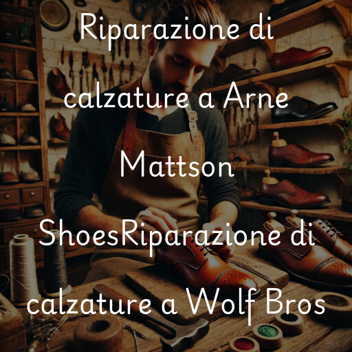 Riparazione di calzature a