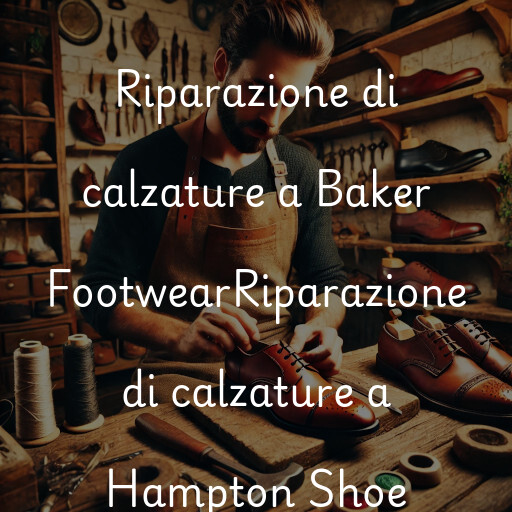 Riparazione di calzature a