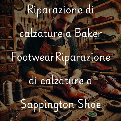 Riparazione di calzature a