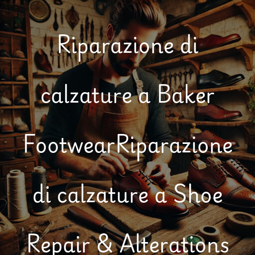 Riparazione di calzature a