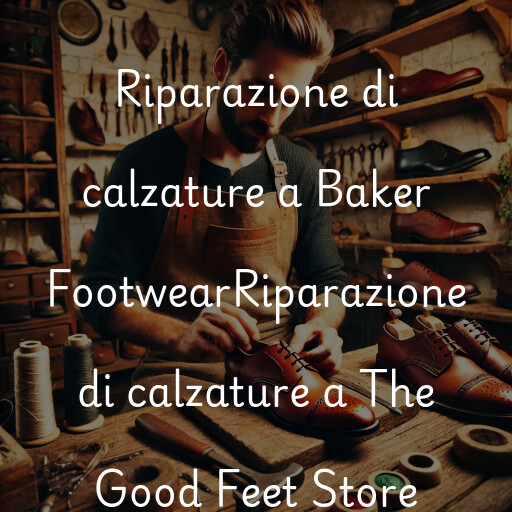 Riparazione di calzature a