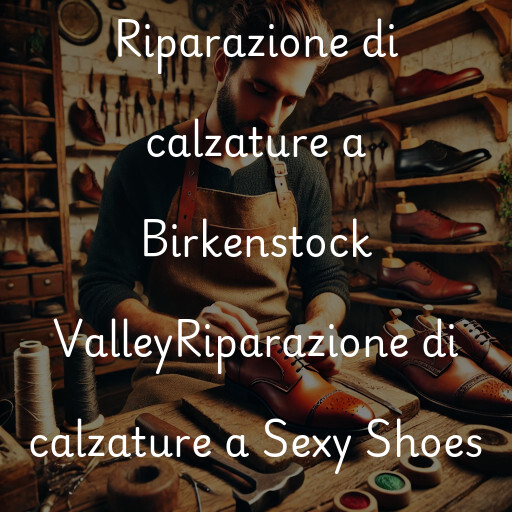 Riparazione di calzature a