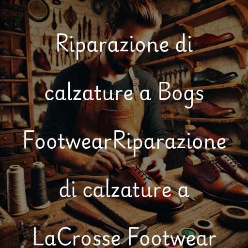 Riparazione di calzature a