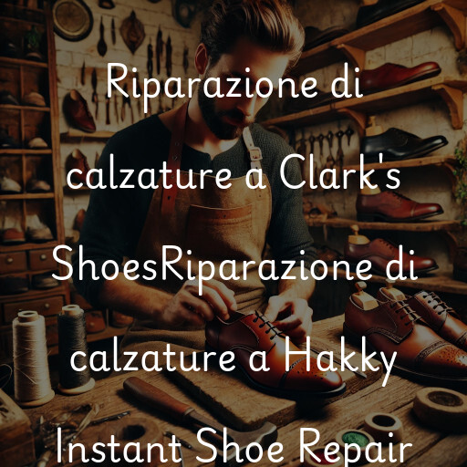 Riparazione di calzature a