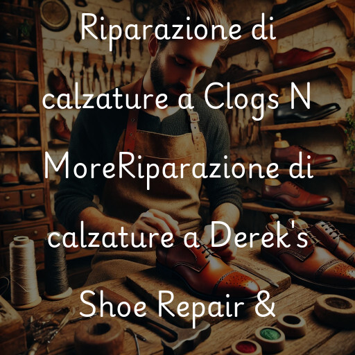 Riparazione di calzature a