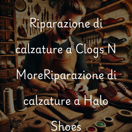 Riparazione di calzature a