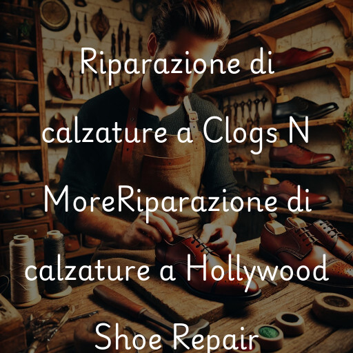 Riparazione di calzature a