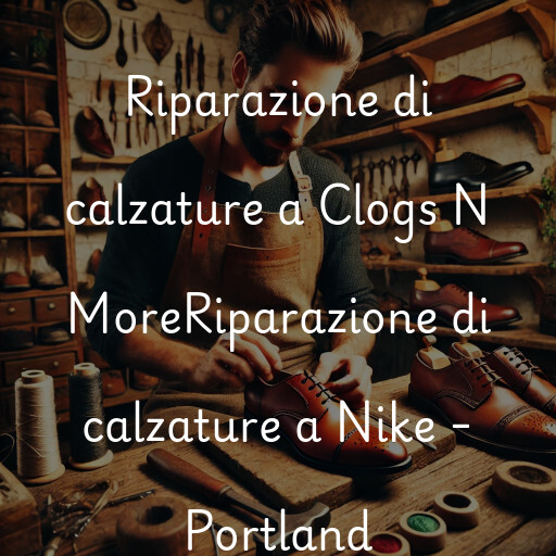 Riparazione di calzature a