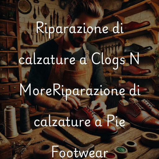 Riparazione di calzature a