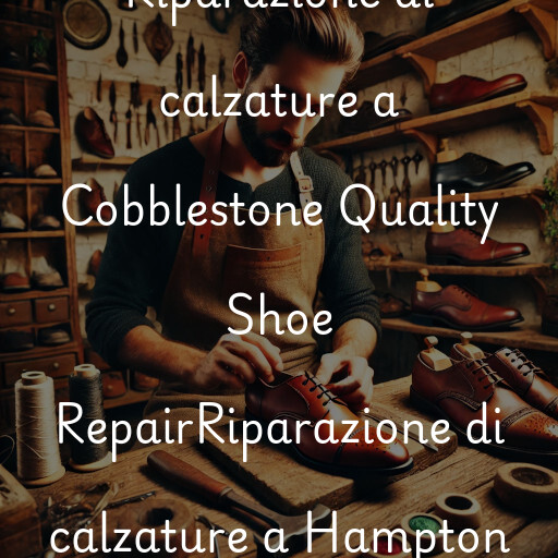 Riparazione di calzature a