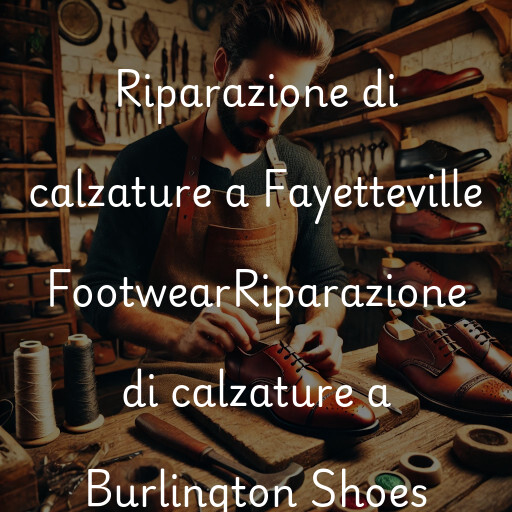 Riparazione di calzature a