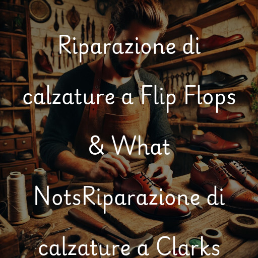 Riparazione di calzature a