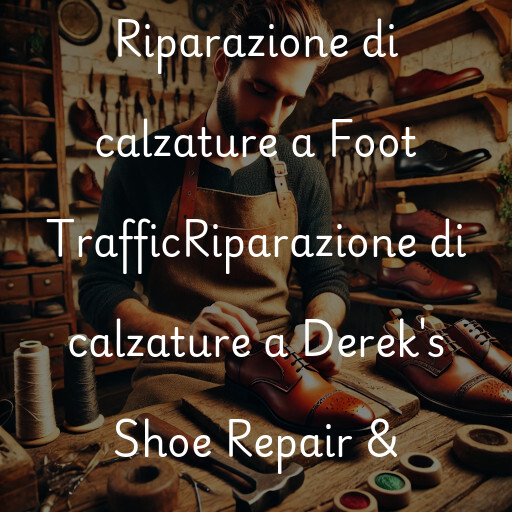 Riparazione di calzature a