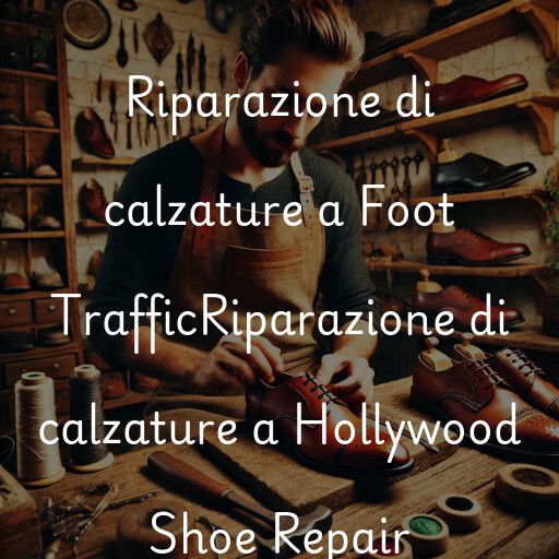 Riparazione di calzature a