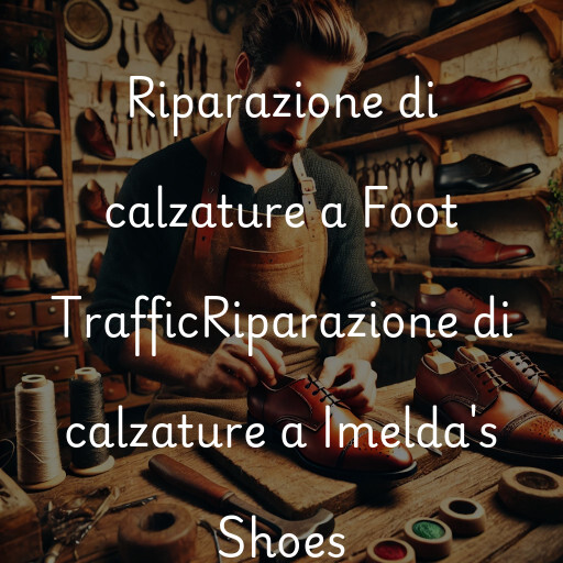 Riparazione di calzature a