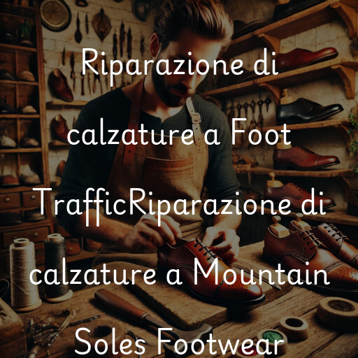 Riparazione di calzature a