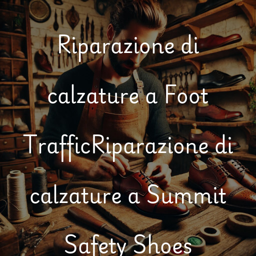 Riparazione di calzature a