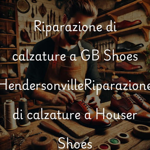 Riparazione di calzature a