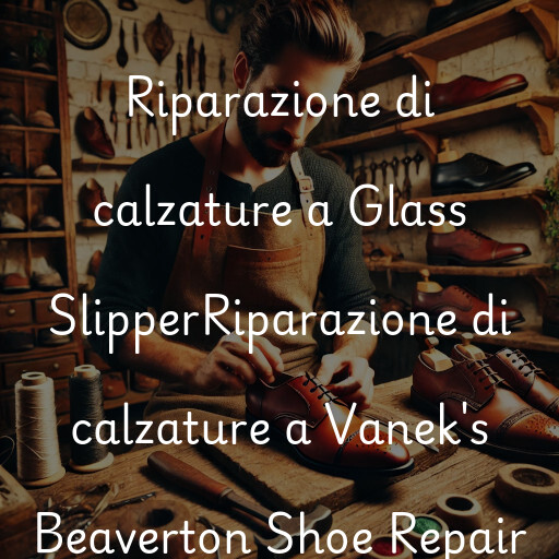 Riparazione di calzature a