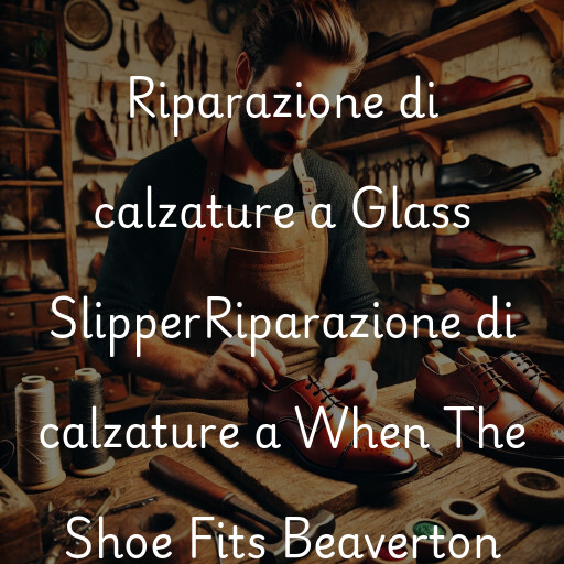 Riparazione di calzature a