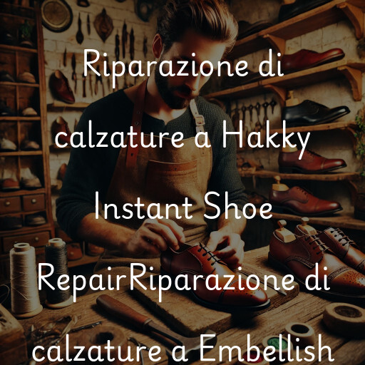 Riparazione di calzature a