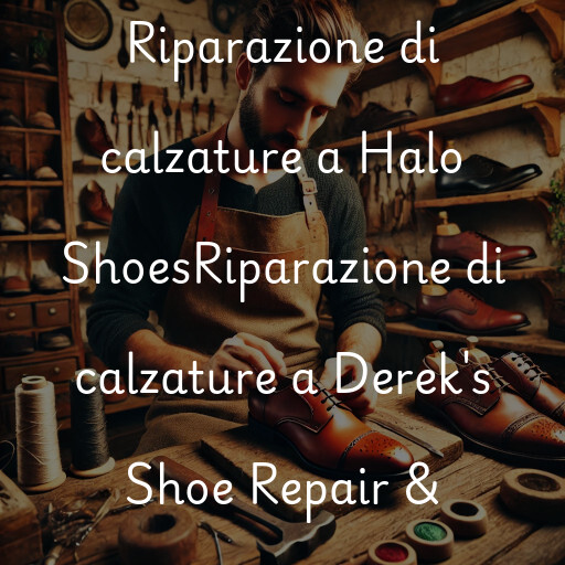 Riparazione di calzature a