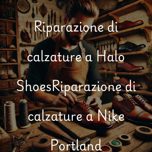 Riparazione di calzature a