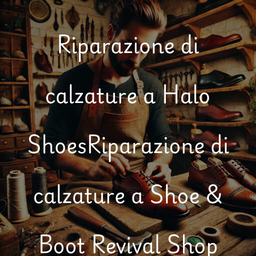 Riparazione di calzature a