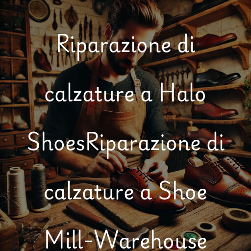 Riparazione di calzature a