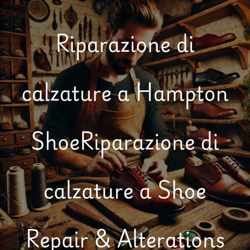 Riparazione di calzature a