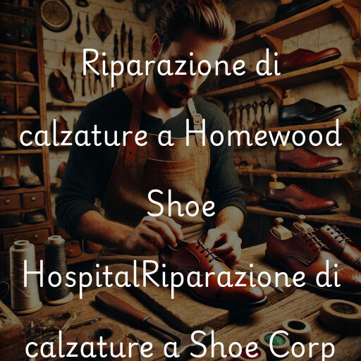 Riparazione di calzature a