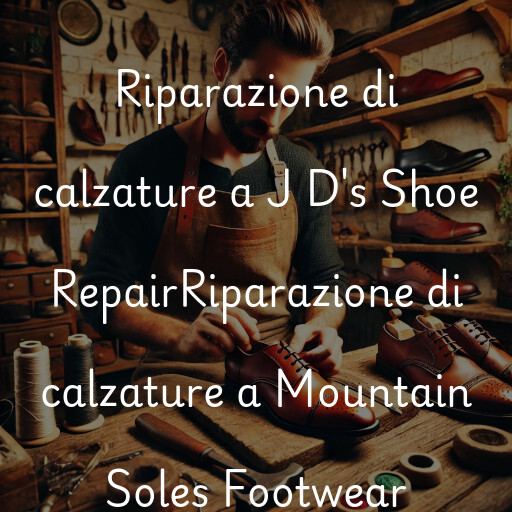 Riparazione di calzature a